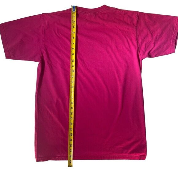 Presidente Cerveza Pilsener Beer Dominican Republic T Shirt Large Fuschia Pink - Picture 5 of 6